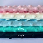 Couverture personnalisée en fourrure de vache avec nom Cadeau d'anniversaire de douche de bébé pour les nouveau-nés