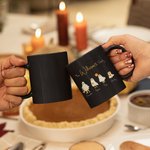 Personalisierte Niedliche Geist-Charakter Tasse 330ml Kürbis Keramiktasse 1-10 Geist Halloween Geschenk für Familie