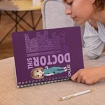 Personalizzato This Is Me Cartoon 120 pagine A5 quaderno a spirale foderato con nome e affermazione Regalo ispiratore per infermiere medico