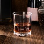 Personalized What A Fucking Day Old Fashioned Whiskey Rocks Glass with Engraved Text Funny Birthday Father's Day Retirement Gift for Men