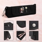 Personalized Stylish Girl Birth Flower Hair Tools Large Storage Bag with Name Heat Resistant Mat Portable Travel Essentials Birthday Gift for Women