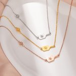 Personalizada Piedra de Nacimiento Pickleball Paddle Collar con Pickleball Charm Cumpleaños Aniversario Regalo para Mujeres