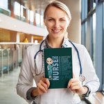 Personalizzato This Is Me Cartoon 120 pagine A5 quaderno a spirale foderato con nome e affermazione Regalo ispiratore per infermiere medico