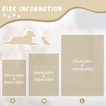 Personalised Cute Meat Fish Bone Pet Avatar Soft Blanket with Name Birthday Gift for Cat Dog Pet Lover Owner