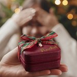 Astuccio da viaggio per gioielli in pelle con fiocco e nome glitterato Regalo di Natale di compleanno per lei