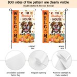 Henkilökohtainen Koira Kissa Kurpitsat Puutarha lippu 1-3 nimet Piha kuisti sisustus Halloween Housewarming lahja perheelle puutarhanhoito lemmikkieläinten ystäville