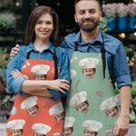 Chapeau de chef personnalisé 1-3 Photos Avatar Tablier avec sangle réglable Cadeau de pendaison de crémaillère pour la famille Amoureux de la cuisine