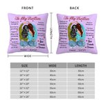 Personalizado To My Besties Inspiration Quote Throw Pillow Cover with Name Birthday Souvenir Gift for Sisters Friends