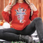 Personlized Character Bible Verse Cross Watercolor Butterfly Birth Flower T-shirt Sweatshirt with Name Birthday Baptism Gift for Women Girls