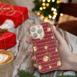 Personalized Multicolour Funny Face Slim Phone Case for iPhone with Name Birthday Anniversary Christmas Gift for Men Women