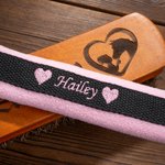 Gepersonaliseerde Zachte Halster Neusriem Beschermer met Geborduurde Naam en Haak en Lus Paardensport Accessoires Cadeau voor Paardenliefhebbers