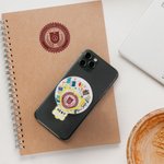 Personalised Acrylic Discipline Bulb Design Airbag Magsafe Phone Grip Stand Holder with Text School Badge Birthday Gift for University Student