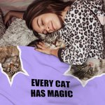 Personalised 1-6 Dog Cat Photos Soft Throw Blanket with Name Home Decor Birthday Christmas Gift for Pet Lover