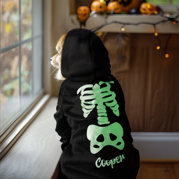 Chandail à capuchon pour chien et chat avec nom pour toutes les races Fête d'animaux Festival Costume Anniversaire Cadeau d'Halloween