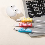 Personalised 3D Print Name USB Cable 1.5 Meter for iPhone Micro USB Type C Mobile Phone Accessory Christmas Birthday Gift for Friend Family