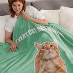 Couverture Douce Personnalisée avec Texte et 1-6 Photos de l'Animal de Compagnie Décoration Maison Cadeau Anniversaire Noël pour Amoureux des Animaux