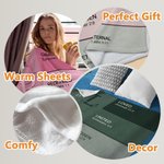 Personalized God Says I Am Name Meaning on Bible Verse Colorful Soft Throw Blanket Baptism Confirmation Christmas Gift for Christians Family Kids