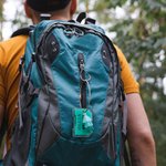 Personalised Double Layer Glitter Acrylic Bag Water Bottle Initial Name Tag Keychain with Colorful Tassel Birthday Christmas Gift for Women Girls