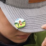 Personalized Cartoon Character Golf Ball Marker Magnetic Hat Clip with Name Birthday  Christmas Gift for Golf Player