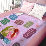 Personalized 10 Reasons Why You Are My Sister Soft Throw Blanket with Name Birthday Christmas Anniversary Gift for Besties Sister