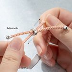 Braccialetto identificativo di emergenza medica con cordino colorato regolabile e personalizzato, con stella della vita incisa e testo regalo per bamb