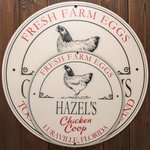Personalized Rural Charm Wooden Chicken Coop Sign with Text Farm Decor Housewarming Gift for Chicken Enthusiasts