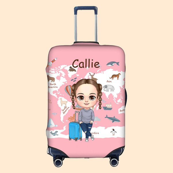 Cartoon Character Elastic Luggage Cover 18-32