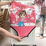 Gepersonaliseerde Cartoon Karakter Elastische Bagagehoes Beschermer Past 18-32 Inch Koffer Reis Accessoires Verjaardagscadeau voor Jongens Meisjes