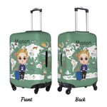 Gepersonaliseerde Cartoon Karakter Elastische Bagagehoes Beschermer Past 18-32 Inch Koffer Reis Accessoires Verjaardagscadeau voor Jongens Meisjes