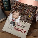 Personalisierte weibliche Cartoon-Charakter Name Buch Hülse Buch Schutzhülle mit Reißverschluss und Fronttasche Geburtstag Weihnachtsgeschenk für Frau