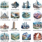 Boîte à Bijoux Personnalisée avec Nom et Point de Repère Accessoires de Voyage en Cuir PU Cadeau Anniversaire Noël pour Femmes