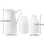 Vaso in ceramica con 1-6 nomi per la decorazione della casa, personalizzato con cuore acquerellato, regalo di compleanno per la festa della mamma e della nonna.