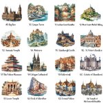 Boîte à Bijoux Personnalisée avec Nom et Point de Repère Accessoires de Voyage en Cuir PU Cadeau Anniversaire Noël pour Femmes