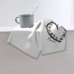 Serviette de Toilette en 100% Coton Personnalisée avec 1-6 Fleurs de Naissances et Nom Absorbeur d'Eau Cadeau Noël Anniversaire pour Maman Grand-mère