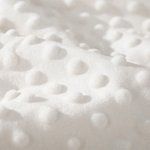 Gepersonaliseerde Boho Bloemen Borduurwerk Naam Baby Veiligheidsdeken met Gestippelde Rug Baby Shower Doop Cadeau voor Pasgeborene