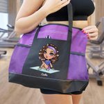 Sac à dos Oxford personnalisé avec nom pour fille sportive Gym Workout Travel Essentials Cadeau pour les amoureux du sport