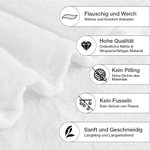 Personalisierte Kuschelige Cartoon-Charakter Farbverlauf-Decke mit Namen Geburtstag Weihnachten Geschenk für Kinder Erwachsene Familie
