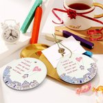 Ornement personnalisé en céramique Flying Heart House I Wish Move You Next Door avec nom Décoration de l'arbre de Noël Cadeau de longue distance pour 