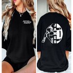 T-shirt et sweatshirt personnalisés avec nom Cadeau de soutien pour maman footballeuse