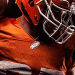 Personalised American Football Pendant Necklace with Name and Number Game Day Accessories Birthday Team Gift for Football Lovers