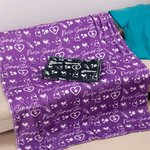 Couverture en laine polaire douce avec nom Cadeau d'anniversaire et d'appréciation pour infirmier(e) et personnel médical.