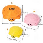 Personalized 3D Printed Retro Mini Turtle Sandbox Tool Kit with Name Kid Sensory Stree Relief Toy Birthday Gift for Kids Boys Girls