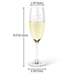 Personalisierte lustige Verschreibung Champagner Glas und Schiefer Untersetzer mit eingraviertem Namen Geburtstag Party Weihnachtsgeschenk für Champag