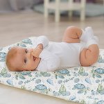 Couverture d'accueil personnalisée pour tortue bleue, thème océan, bonnet d'emmaillotage et bandeau avec le nom Coming Home Outfit Cadeau de douche de