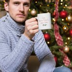 Personalised Christmas Word Cloud 11oz Mug with Name and Text Christmas for Family Friend