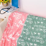 Couverture en laine polaire douce avec nom Cadeau d'anniversaire et d'appréciation pour infirmier(e) et personnel médical.