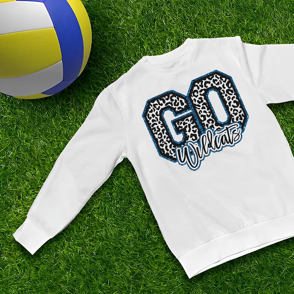 Sweat à col roulé imprimé léopard multicolore avec nom Anniversaire Cheer Accessoires Cadeau pour Maman Famille
