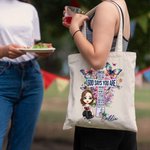 Personlized Character Bible Verse Cross Watercolour Butterfly Canvas Bag with Name Birthday Baptism Gift for Women Girls