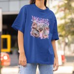 Personnalisé Cute Moo Deng Baby Hippo Fan Club T-shirt unisexe Bootleg Sweatshirt avec nom Cadeau d'anniversaire pour les fans de Moo Deng Lovers