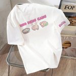 Personnalisé Cartoon Moo Deng Gang Cute Baby Hippo Multicolore T-shirt unisexe Sweatshirt avec nom Cadeau d'anniversaire amusant pour les fans de Moo 